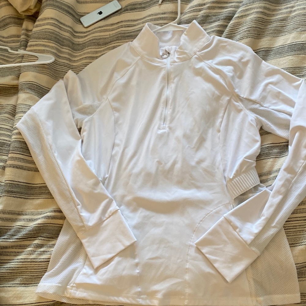 Fabletics jacket white large